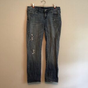 KUT FROM THE KLOTH, size 8, straight leg, medium wash